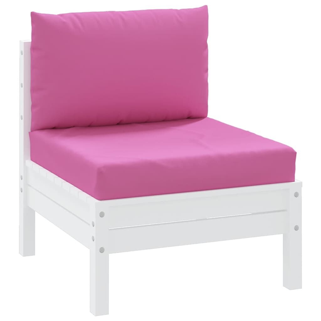 vidaXL Palletkussens 2 st oxford stof roze