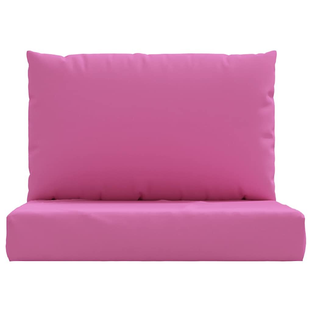 vidaXL Palletkussens 2 st oxford stof roze