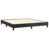 vidaXL Bedframe kunstleer zwart 180x200 cm