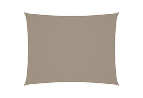 Rechthoekig Zonnedoek 6x8m Taupe - 34% Korting