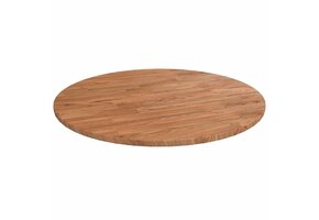 VidaXL Tafelblad Massief Eikenhout Rond 60x1,5 cm Lichtbruin - 52% Korting