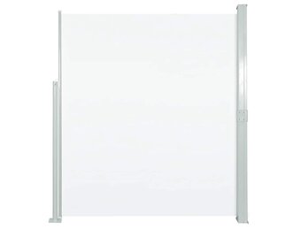 vidaXL Tuinscherm uittrekbaar 160x300 cm crèmekleurig