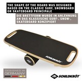 Schildkröt Houten Balance Board Zwart - 73,5 x 28 cm