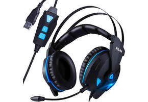 Gaming Headset PC & PS5: 7.1 Surround Sound, USB Microfoon (44% Korting)