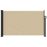 vidaXL Windscherm uittrekbaar 120x600 cm beige
