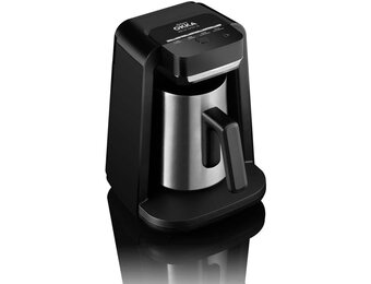 Arzum Okka Turks koffiezetapparaat, 700 W, Turkse koffie, 5 kopjes, roestvrijstalen koffiezetapparaat met blender, akoestische en led-waarschuwingssystemen, chroom
