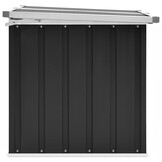 vidaXL Tuinbox 109x67x65 cm antraciet