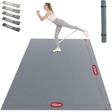 XXL Yogamat 8mm Dik - Antislip PVC - Inclusief Fitnessbanden - 34% Korting