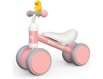 MHCYLION loopfiets vanaf 1,5-4 jaar tot 25 kg, stuur en zadel in hoogte verstelbaar, stuurslot, ultralichte kinderloopfiets balansfiets voor jongens en meisjes