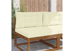 Buitenbankkussen Polyester Crèmekleurig 80x80cm - 39% Korting
