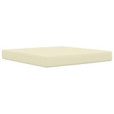 vidaXL Buiten bankkussen Polyester Crèmekleurig 80 x 80 cm