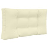 vidaXL Buiten bankkussen Polyester Crèmekleurig 80 x 80 cm