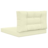 vidaXL Buiten bankkussen Polyester Crèmekleurig 80 x 80 cm