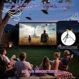 Beamerscherm met statief 120 inch, outdoor projectorscherm - Maat 120 inches