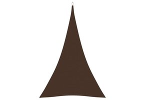 Driehoekig Zonnescherm Bruin 4x5x5m - 49% Korting