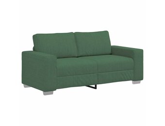 vidaXL Loveseat Sofa Donkergroen 180x77x82 cm Corduroy Stof