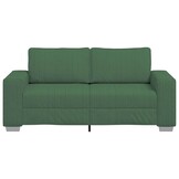 vidaXL Loveseat Sofa Donkergroen 180x77x82 cm Corduroy Stof
