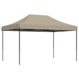 vidaXL Partytent inklapbaar pop-up 440x292x315 cm taupe