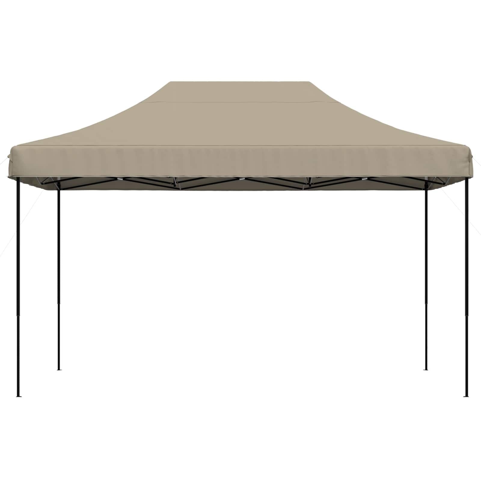vidaXL Partytent inklapbaar pop-up 440x292x315 cm taupe