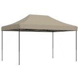 vidaXL Partytent inklapbaar pop-up 440x292x315 cm taupe