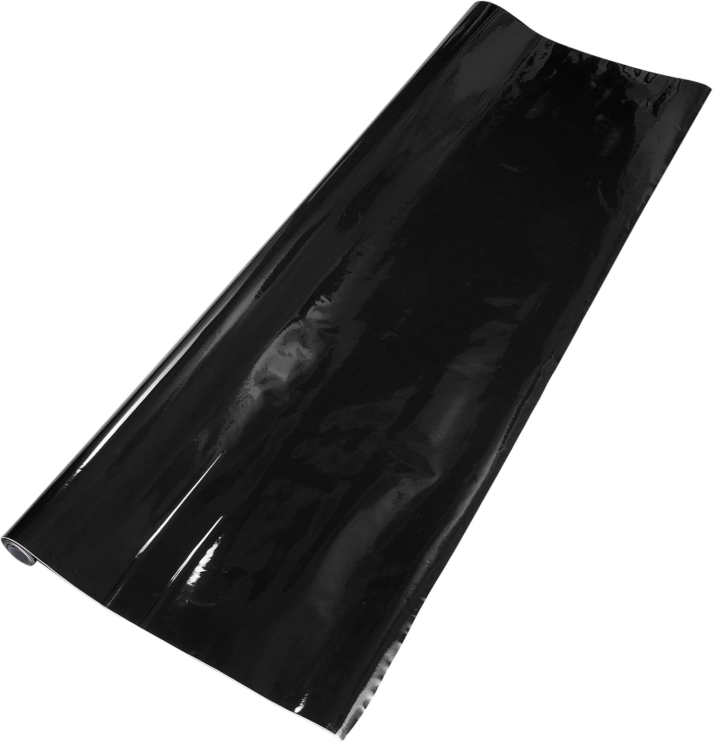 Beschermfolie voor auto's, buiten- en binnengebruik, vinylafdekking, 5,5 mil, 1 stuk, universeel zwart 9ft x 15 m
