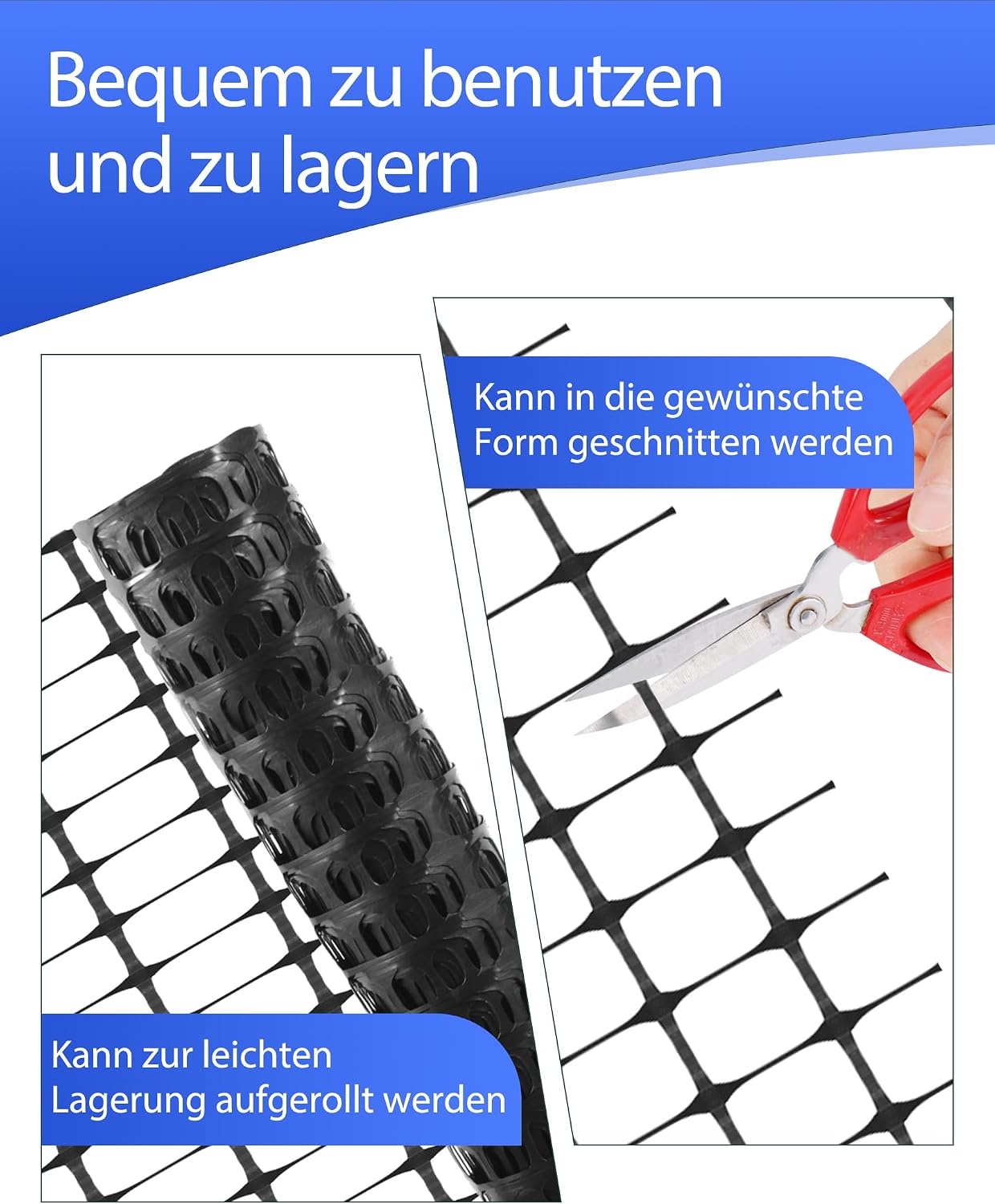 Kippenhek, 50 m, begrenzingshek, 100 cm hoog, mobiel kippenhek, weidehek, tuinhek voor buiten, met 30 x stalen palen, 200 x kabelbinders
