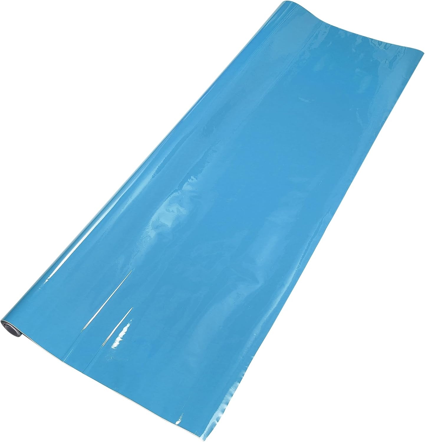 Lichtblauwe kleur auto beschermfolie 14,11 voet x 59,84 inch vinylfolie voor buiten binnen 5,5 mil 1 stuk pvc universeel