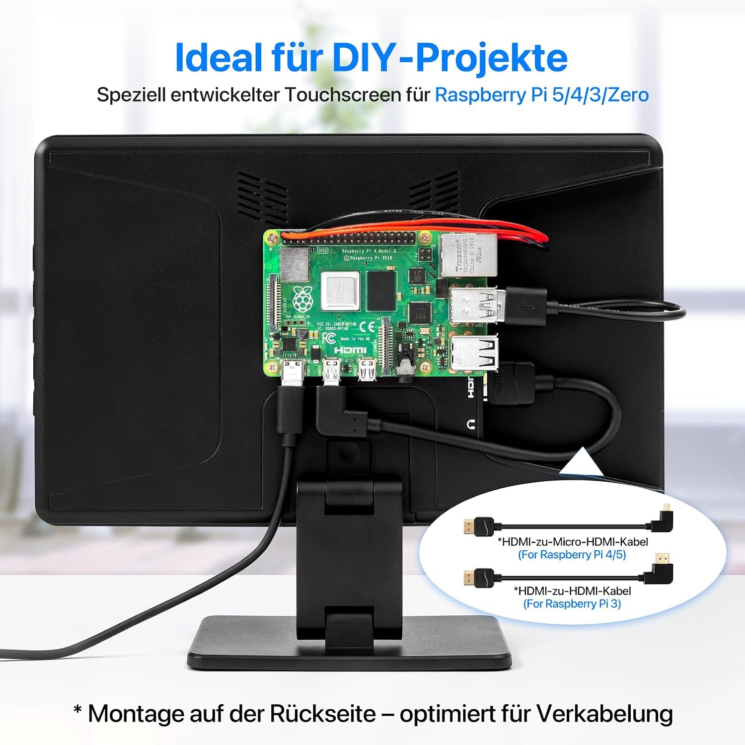 10,1" Touchscreen Monitor voor Raspberry Pi - 34% Korting