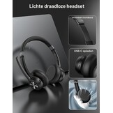 Draadloze Headset met Ruisonderdrukking - 28% Korting!