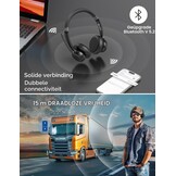 Draadloze Headset met Ruisonderdrukking - 28% Korting!