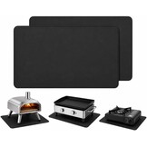 Vuurvaste Ondergrillmat 75x120 cm - Vloerbescherming voor BBQ & Buitenkeuken - 32% Korting