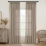 Linnen Gordijnen Natuurlijk Wit 140x270 cm (2-delig) - 34% Korting