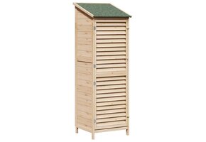Tuinschuur Massief Vurenhout 59,5x56x176,5 cm - 41% Korting