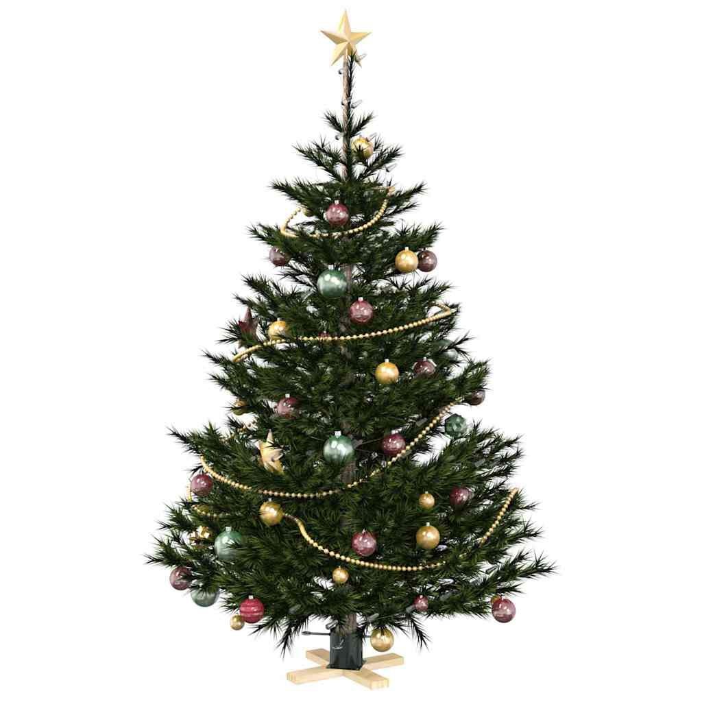 vidaXL Groene Kerstboomstandaard Grenenhout - 50x50x16 cm (Nu 51% Korting!)
