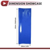 Universele Diepblauwe PVC Auto Beschermfolie - 8ft x 5ft