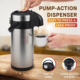 Pompkan Thermoskan RVS 5L | 20u warm, 36u koud | 53% Korting
