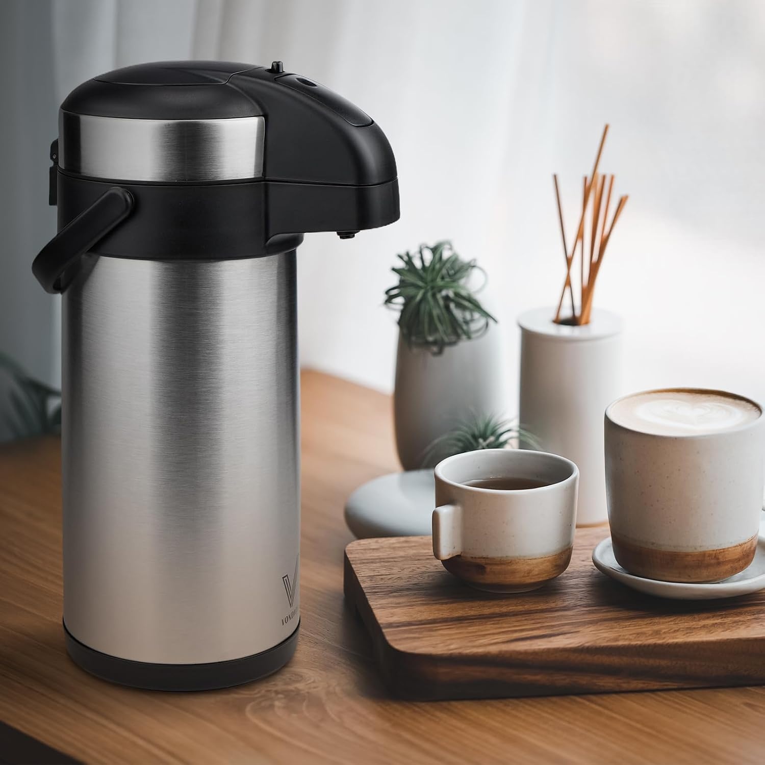 Pompkan Thermoskan RVS 5L | 20u warm, 36u koud | 53% Korting