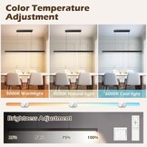 Dimbare Zwarte LED Hanglamp Eettafel 100cm - 34% Korting