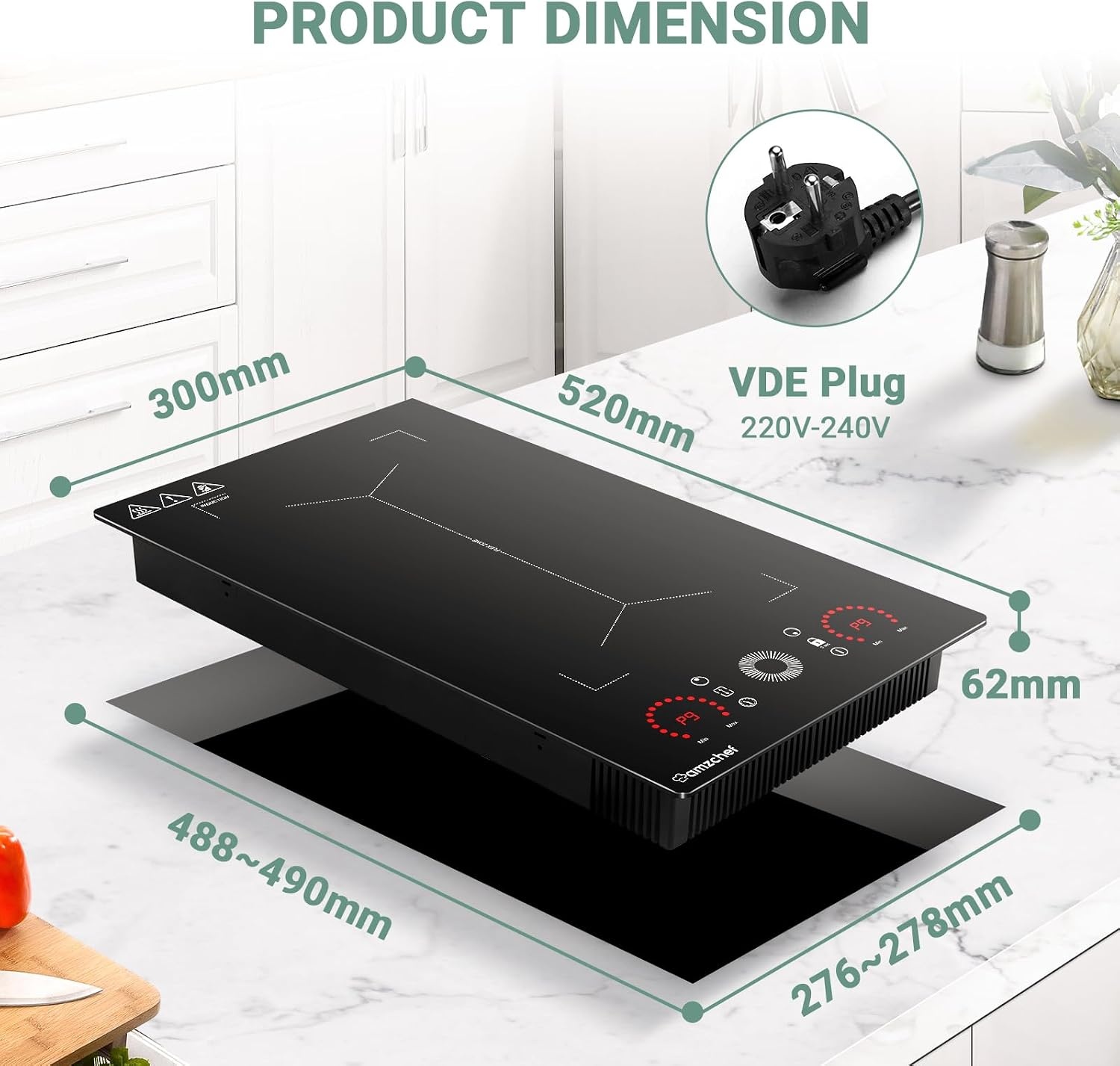 Dubbele Inductiekookplaat met Flexzone & 30% Korting