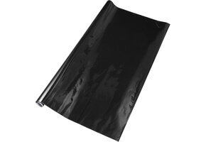 Universele Zwarte PVC Vinyl Beschermfolie 120x120 cm - 33% Korting