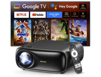 Full HD Projector Google TV 800 ANSI Lumen met 35% Korting