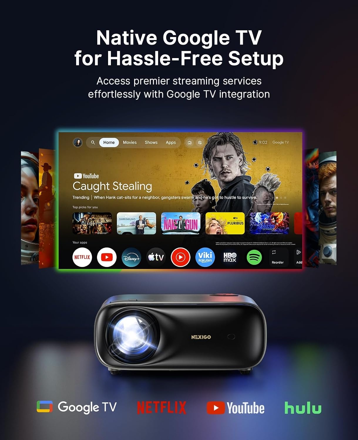 Full HD Projector Google TV 800 ANSI Lumen met 35% Korting