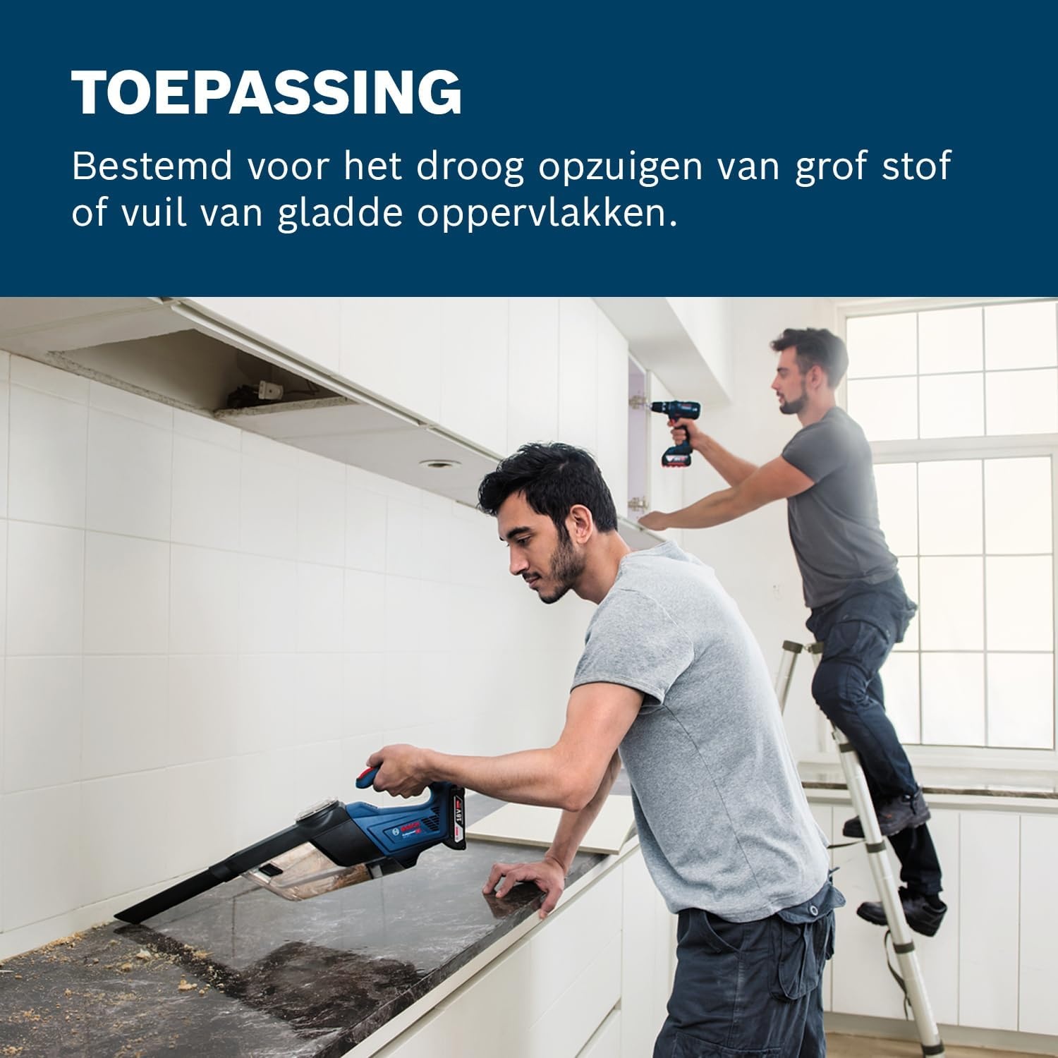 Bosch Accu Handstofzuiger GAS 18V-1 18V: 34% Korting!