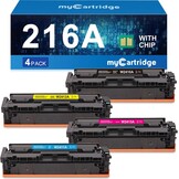 HP Toner 216A Set (Zwart, Cyaan, Magenta, Geel) - 34% Korting