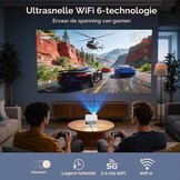 Thuisbioscoop Beamer | 1080P Full HD met 4K ondersteuning | Autofocus | 34% Korting