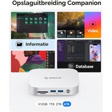 Externe SSD Docking Station 1TB voor Mac Mini M4 - 1000MB/s USB 3.2