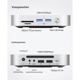Externe SSD Docking Station 1TB voor Mac Mini M4 - 1000MB/s USB 3.2