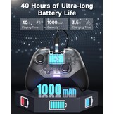 PC & Switch Controller: Hall-effect, Mechanisch, 40u Batterij - 32% Korting!