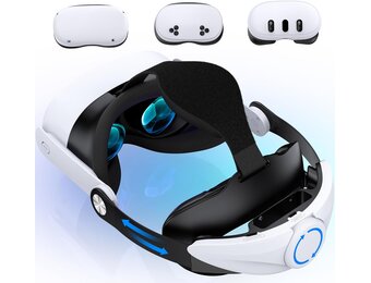 Verstelbare VR Hoofdband voor Meta Quest 2/3/3S - 31% Korting
