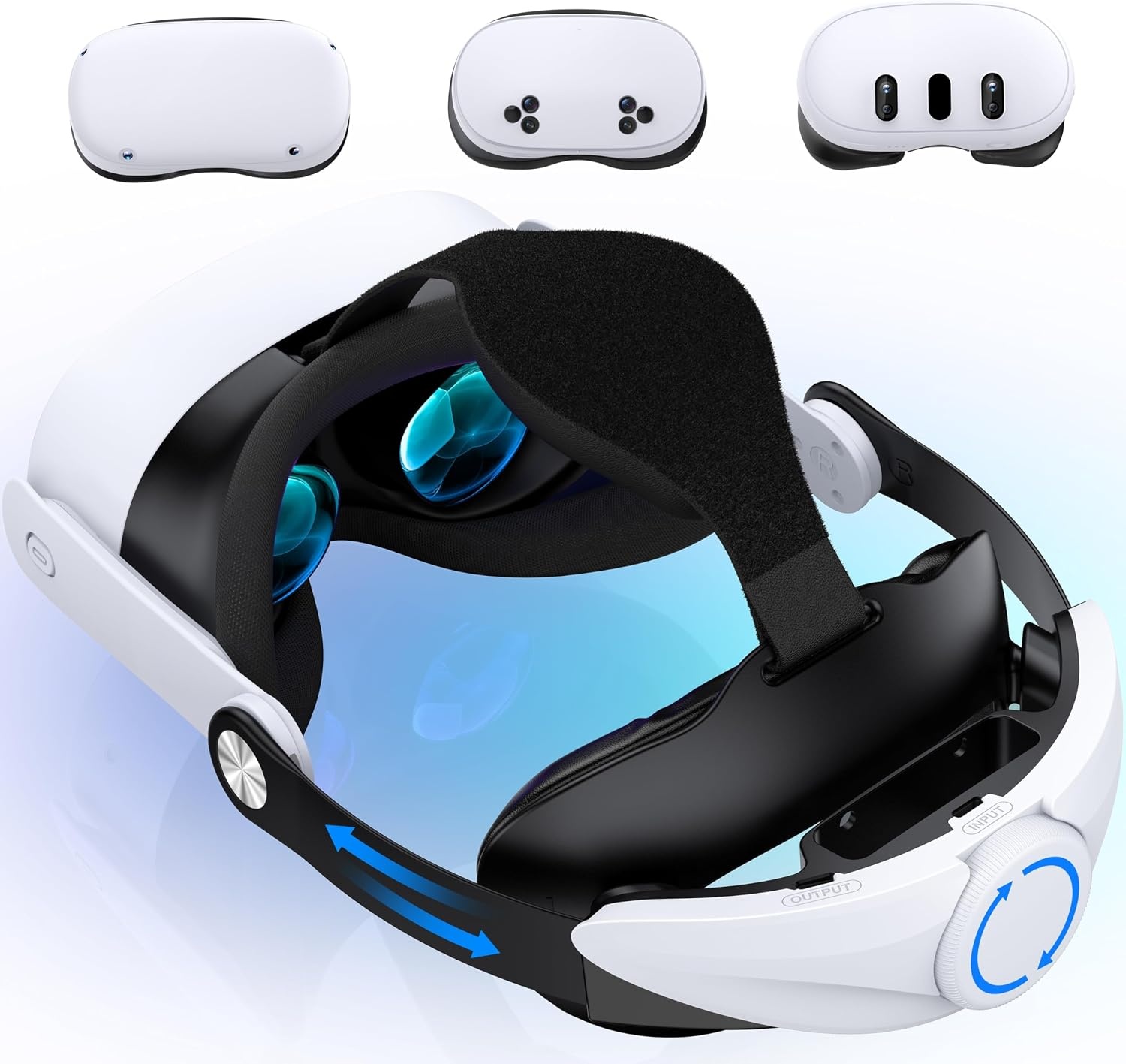 Verstelbare VR Hoofdband voor Meta Quest 2/3/3S - 31% Korting